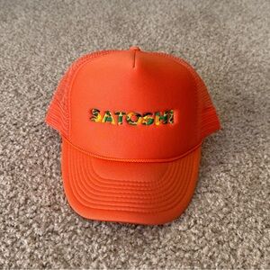 Satoshi Orange Bitcoin Trucker Hat